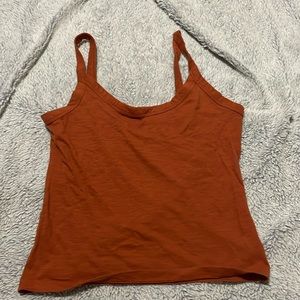 Medium wild fable, burnt orange tank top